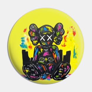 kaws xx art Pin