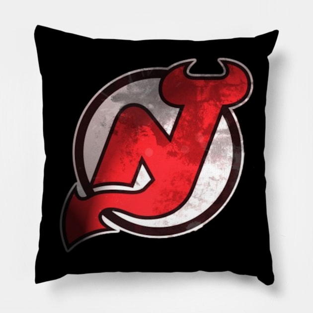 New Jersey Devils Pillow by Jedistudios 