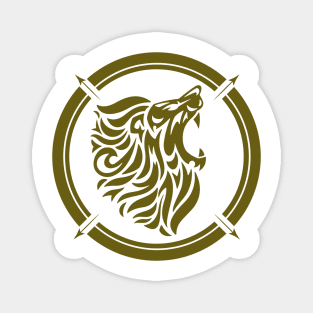 African Lion Inspired Magnet