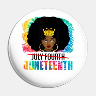 Juneteenth Freedom Day African American June 19th 1865 Pin