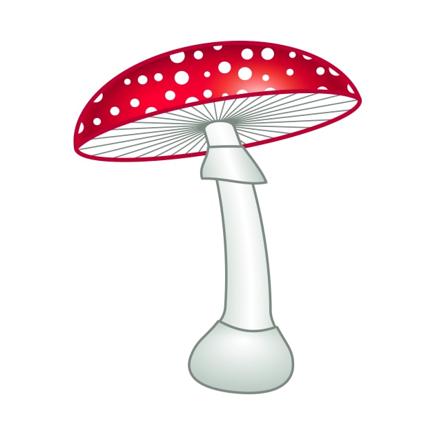 Amanita muscaria fungus by AlexanderZam