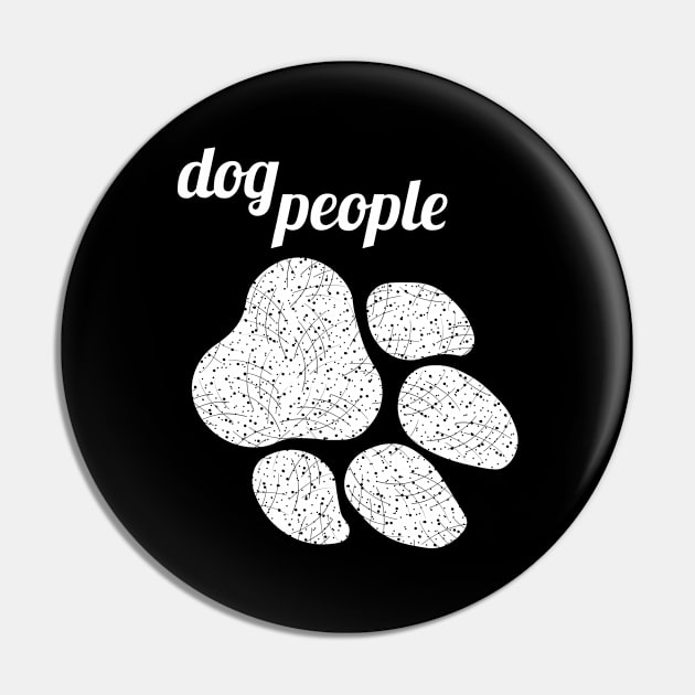 Dog people - white Pin by Ravendax