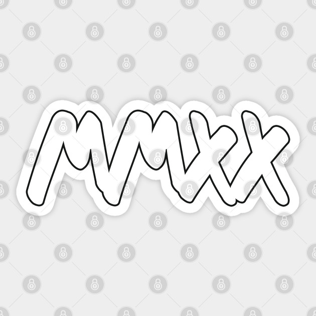 Class Of 2020 Roman Numerals Sticker Teepublic