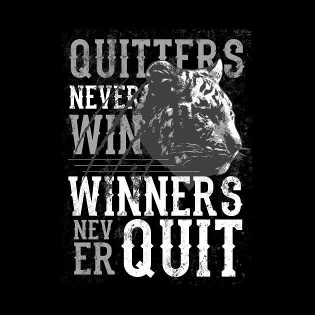 Tiger - Winners Never quit by Hariolf´s Mega Store