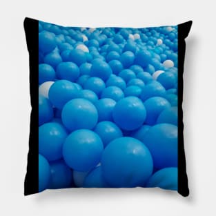 Blue balls pattern design Pillow
