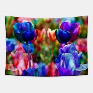 Floral spring with tulips Tapestry