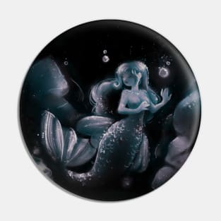 Mermaid in the deep Pin