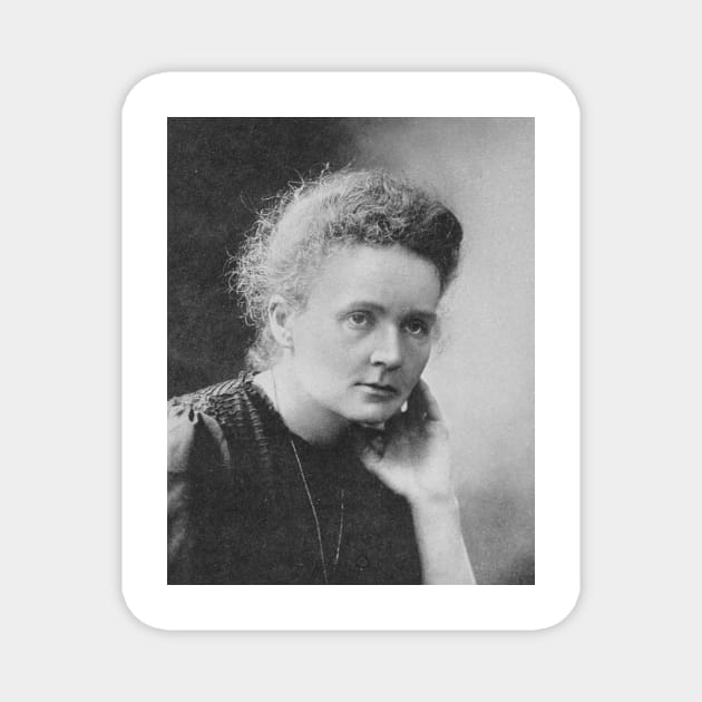 Marie Curie Magnet by Mollie