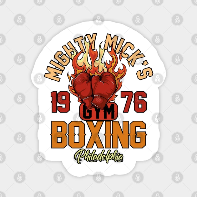 Mighty Micks Boxing Gym Magnet by sagitarius