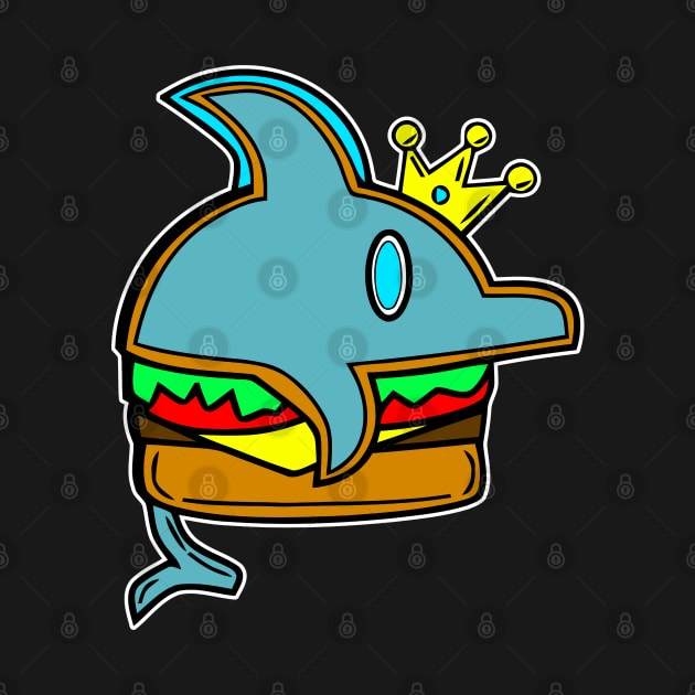 King Dolphin Cheeseburger by MaystarUniverse