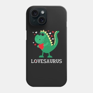 LOVESAURUS Dinosaur Valentines Day Valentine's Phone Case