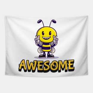 Bee Awesome Tapestry