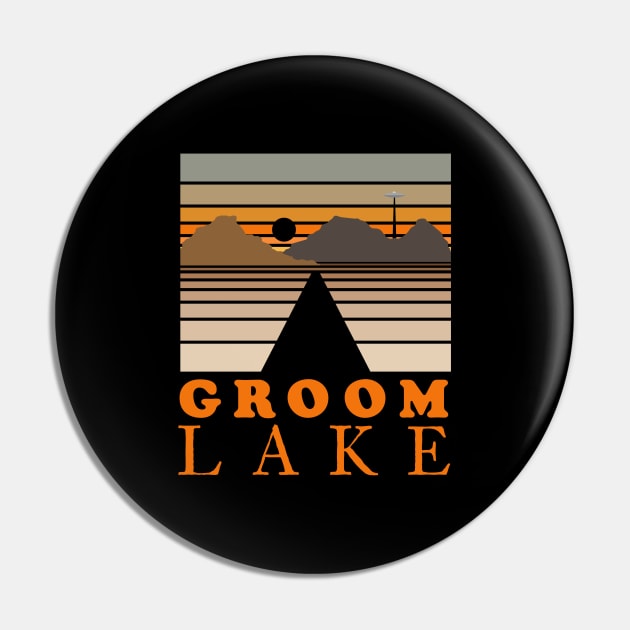 Groom Lake Tourist Pin by CuriousCurios