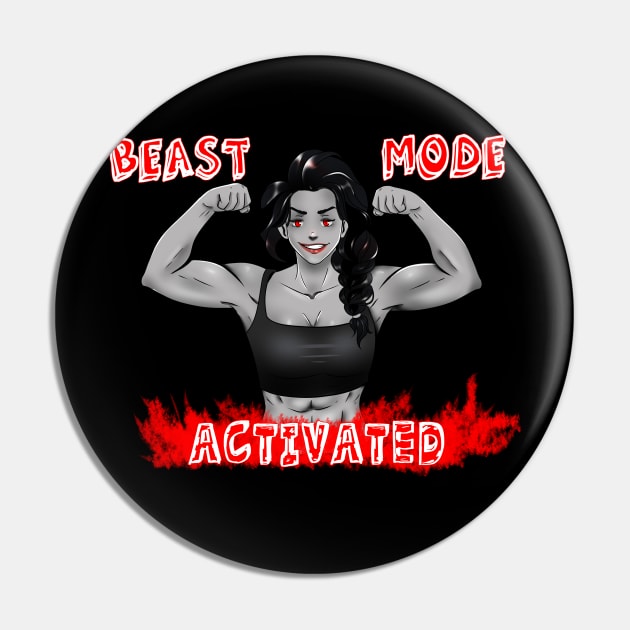 Beast mode activated woman Pin by Doya