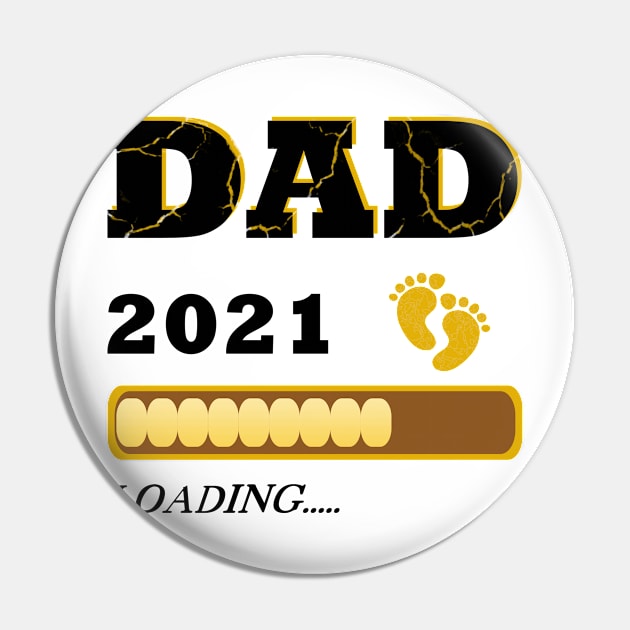 Dad 2021 loading Vater Baby Pin by JG0815Designs