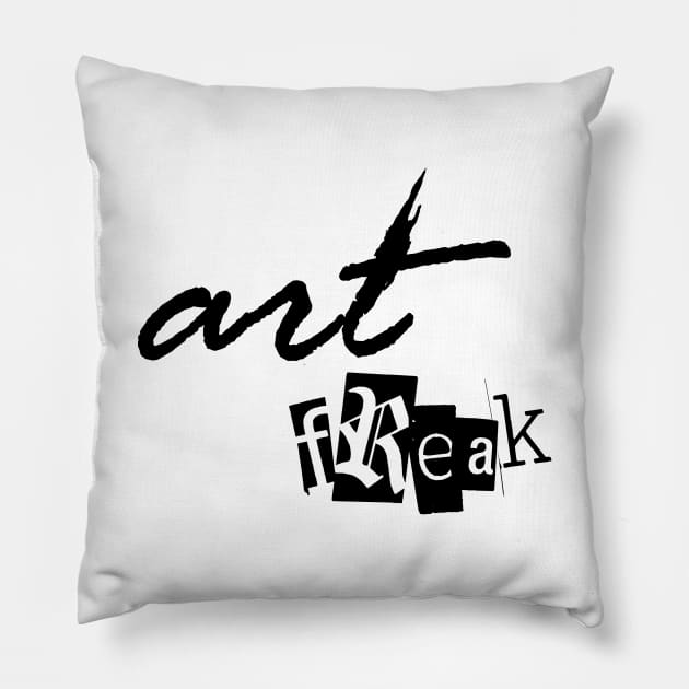 Art Freak Pillow by sparkling-in-silence