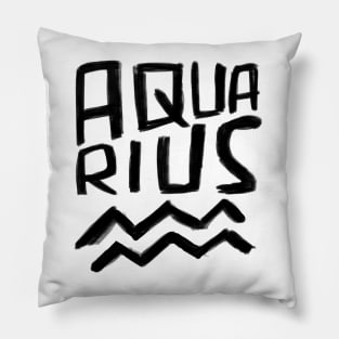 Horoscope Aquarius Zodiac Sign for Aquarius Pillow