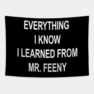 I Learned Everything from Mr. Feeny - Boy Meets World Tapestry