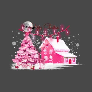 Christmas In Pink T-Shirt