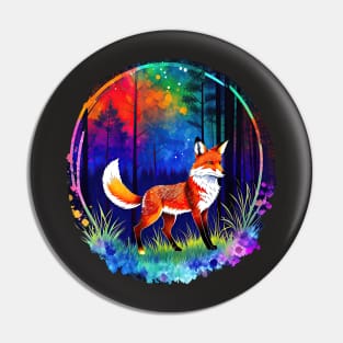 Neon Forest Fox 2 Pin