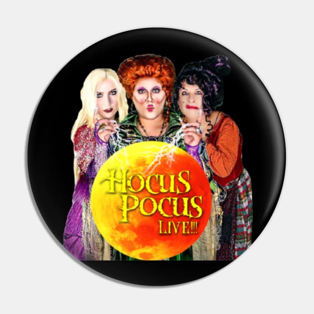 Hocus Pocus Live Moon Tshirt Pin by Summer Orlando