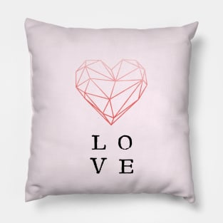 Love with heart Pillow