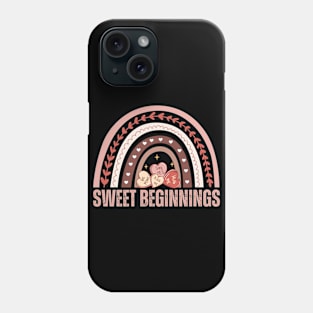 Sweet Beginnings Rainbow Phone Case