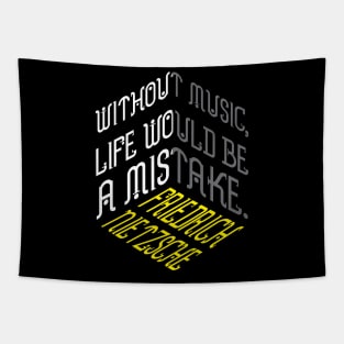 Friedrich Nietzsche quote Tapestry