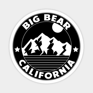 Skiing Big Bear California Hike Ski Snowboard Mountain Bike CA Magnet