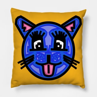 Female Blue Cat - Kitten Pillow