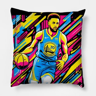 stephen curry colours Pillow