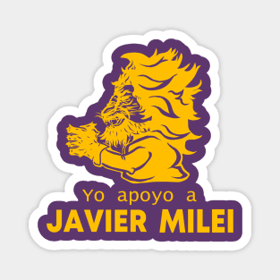 "Yo apoyo a Javier Milei" LOGO Magnet