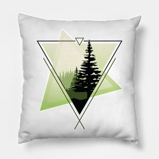 Green forest Pillow