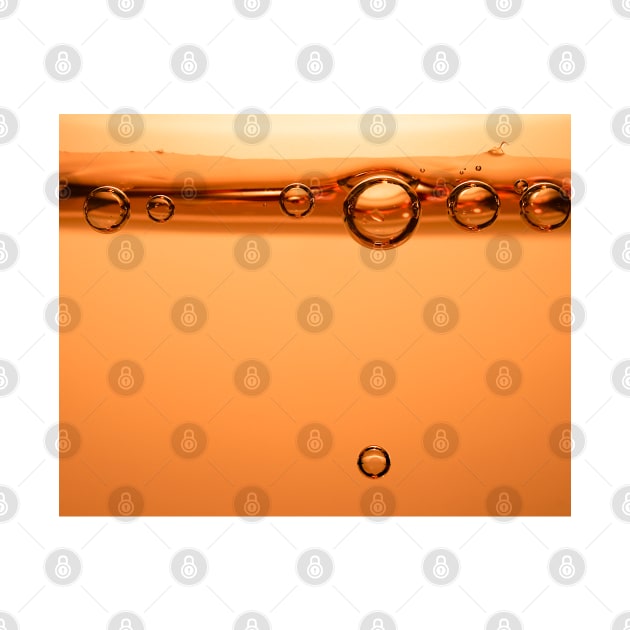 Glamour 014 orange liquid with bubbles by pASob