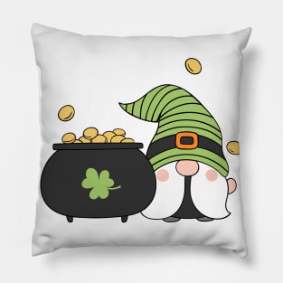 St Patrick Day Gnomes Pillow