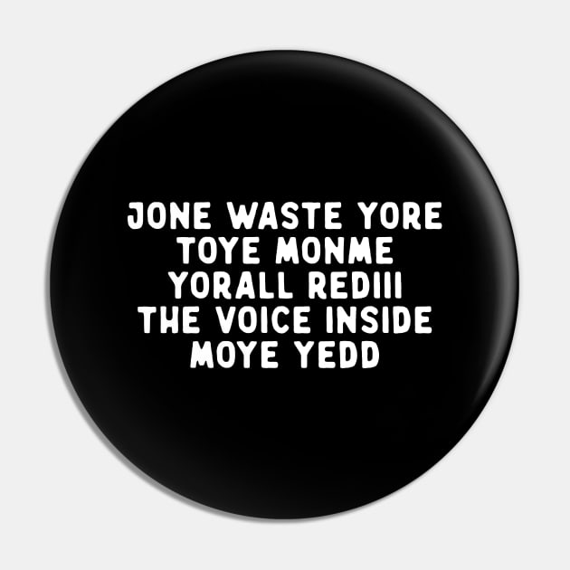 JONE WASTE YORE Funny I Miss You Jone Waste Yore Toye Monme Pin by DesignergiftsCie