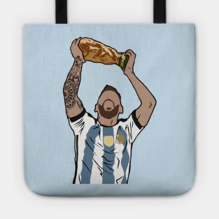 Messi World Cup Celebration Tote