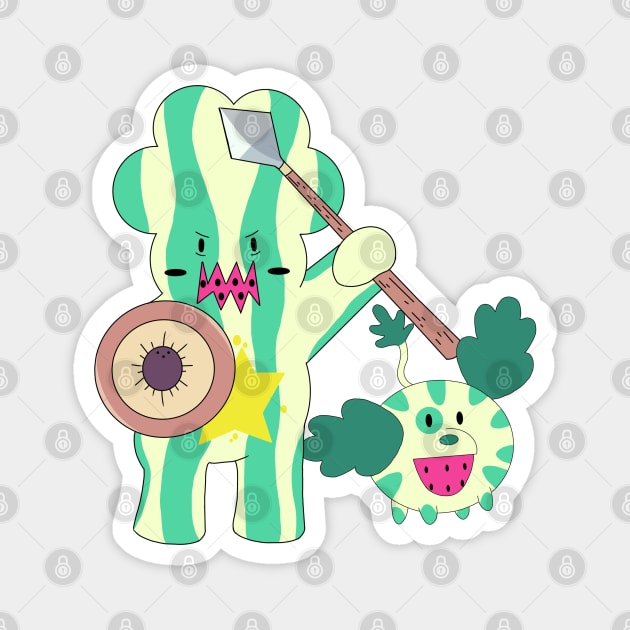 Watermelon Steven Magnet by garciajey