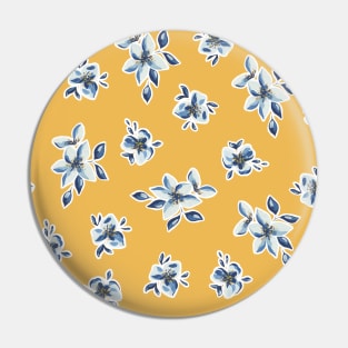 decorative floral Pin