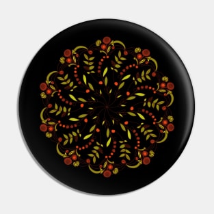 Mandala of Autumn Pin