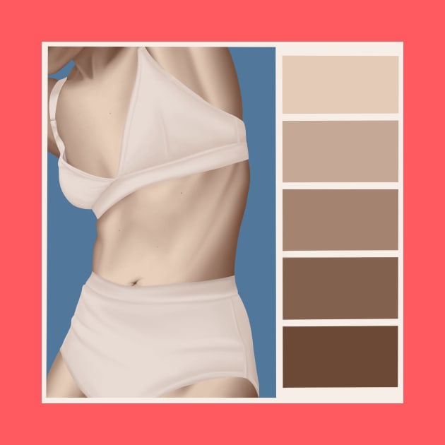 Skin tones light by JadedWolvesArt