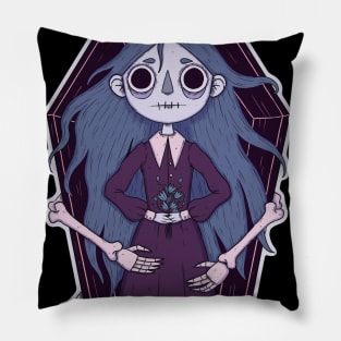 Coffin girl Pillow