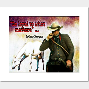 Red Dead Redemption Arthur Morgan Wild West Cowboy Poster 