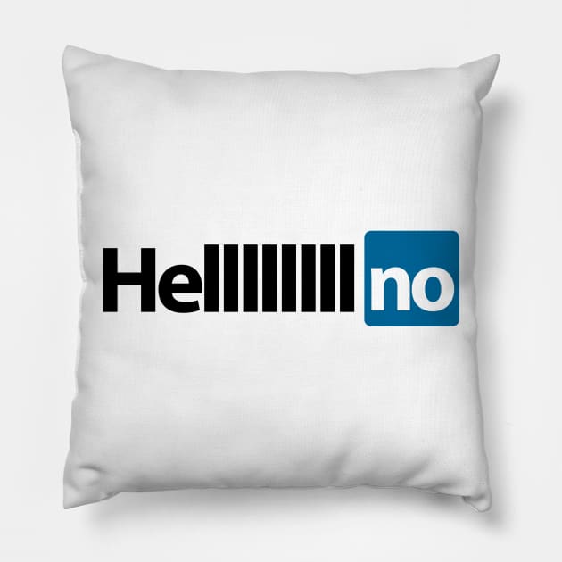 No Thanks Pillow by PopCultureShirts