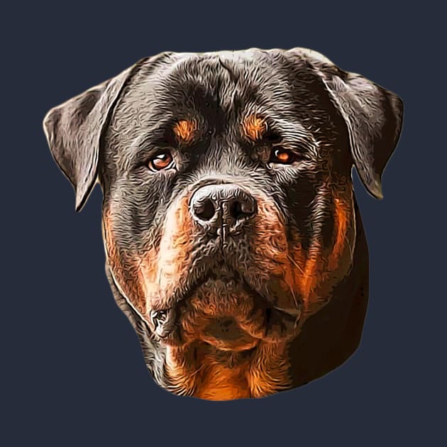 Rottweiler Dog by Elarex