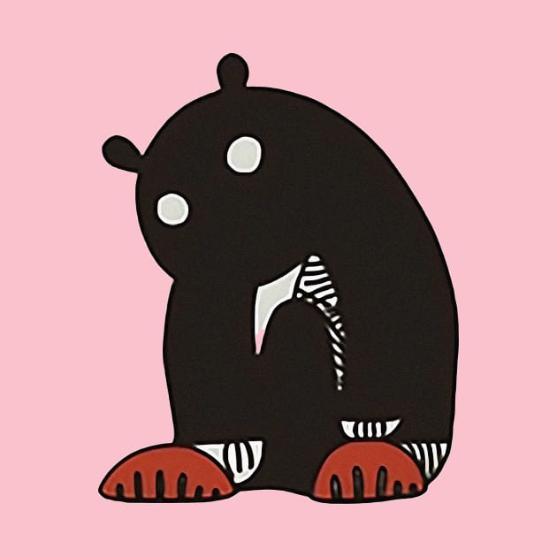 Sad bear by KOTYA