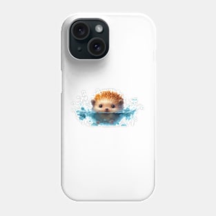 Swimming Hedgehog Phone Case