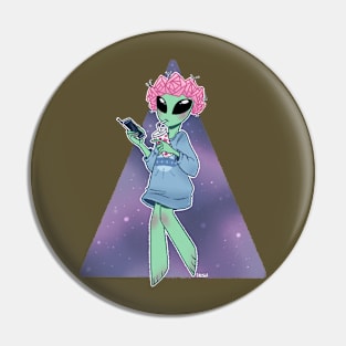 Alien Aesthetic Pin