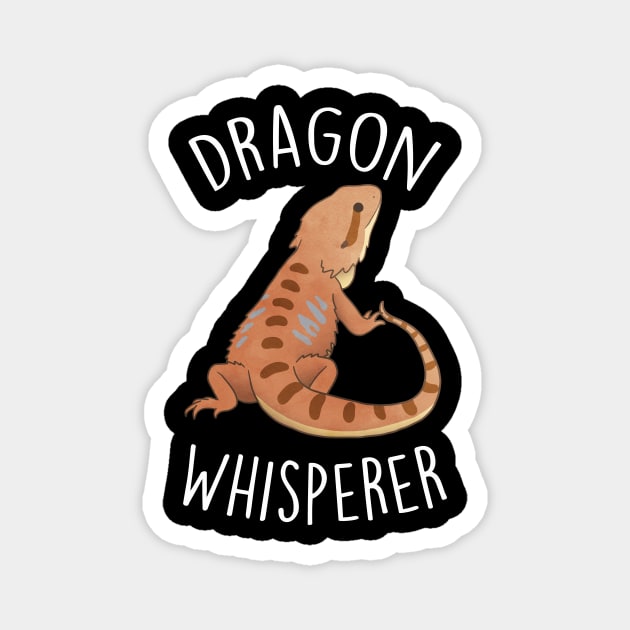 Bearded Dragon Whisperer Magnet by Psitta