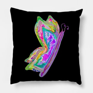 Psychedelic Colorful Butterfly Pillow